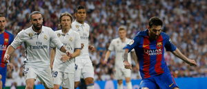 La Liga, FC Barcelona, Lionel Messi v akcii - Zdroj ČTK, AP, Francisco Seco