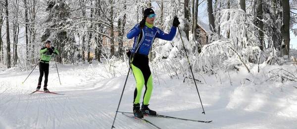 Skalka pri Kremnici, zima, bežecké lyžovanie