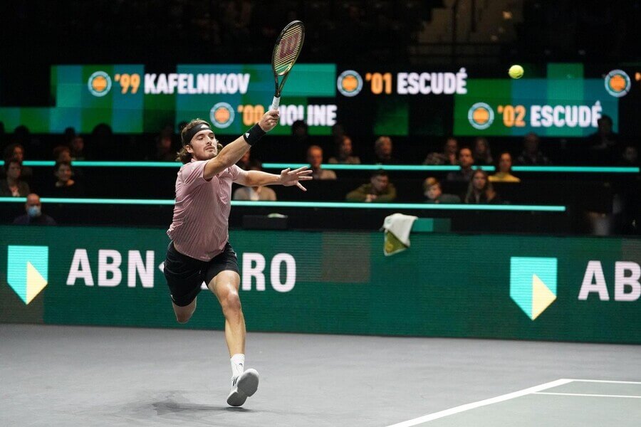 Stefanos Tsitsipas, ATP Rotterdam 2022 - Zdroj Henk Seppen/Orange Pictures, Profimedia