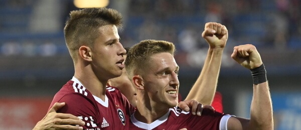 Futbal, Fortuna liga, Sparta Praha, Adam Hložek - Zdroj ČTK, Šimánek Vít