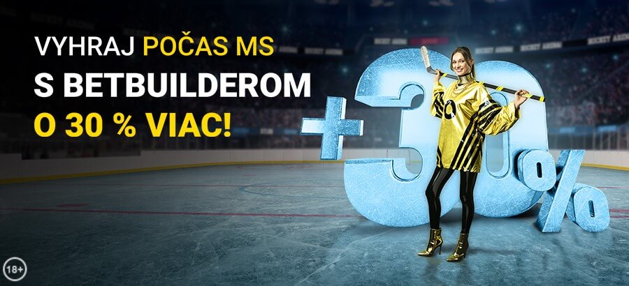 Kliknite TU a tipujte (aj) MS v hokeji 2023 s Fortuna Betbuilderom!