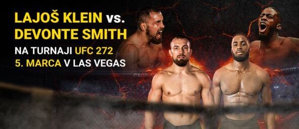 Registrujte sa TU a sledujte súboj Lajoš vs. Smith a celé UFC 272
