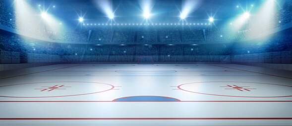 Hokej, zimný štadión pred zápasom - Zdroj Shutterstock.com