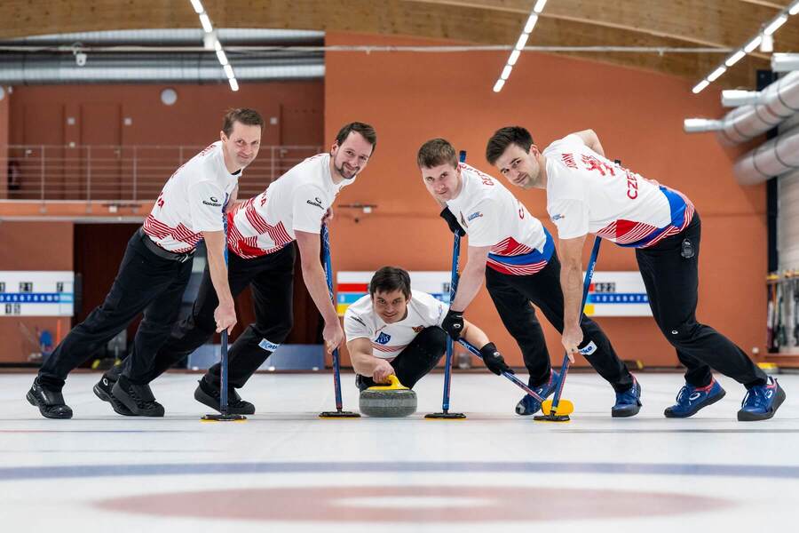 Radek Boháč, Lukáš Klípa, Lukáš Klíma, Marek Černovský a Martin Jurík, curling, česká reprezentácia