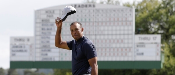 Golf, US Masters 2019, Tiger Woods - Zdroj ČTK, AP, Marcio Jose Sanchez