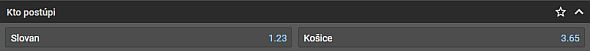 Slovan vs. Košice - tipujte s bonusom €20 ► TU