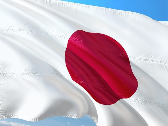 Vlajka Japonska - Zdroj Pixabay.com