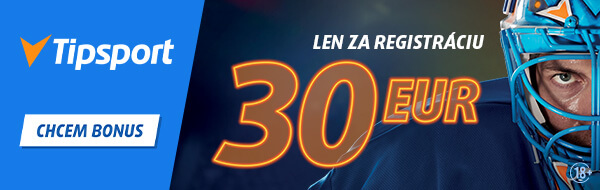 Získajte bonus 30 eur za registráciu v Tipsporte!