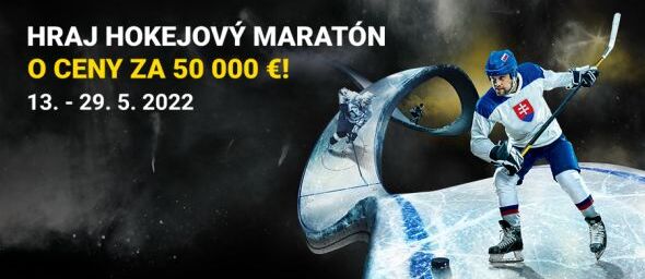 Zahrajte si Hokejový maratón k MS 2022 - registrácia TU