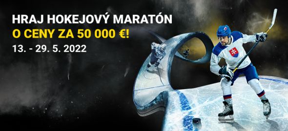 Zahrajte si Hokejový maratón k MS 2022 - registrácia TU
