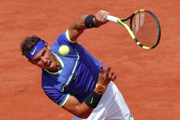 Tenis, Rafael Nadal, víťaz tenisového grandslamu Roland Garros 2017 - Zdroj ČTK, AP, Christophe Ena