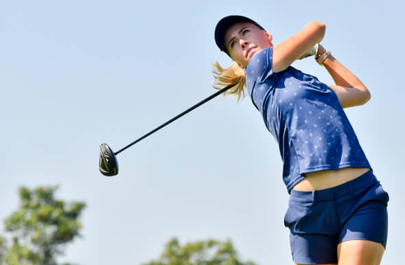 Golf, česká golfistka Tereza Melecká - Zdroj ČTK, Šimánek Vít