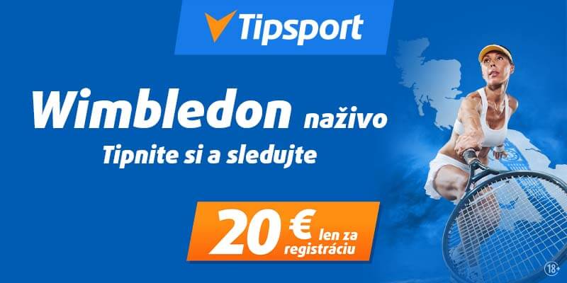 Tipujte a sledujte Wimbledon 2023 naživo na Tipsporte!