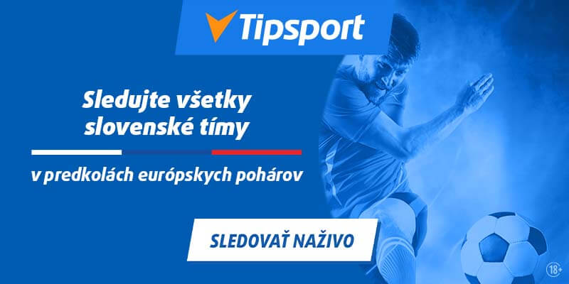Predkolá európskych futbalových pohárov na&nbsp;Tipsport TV – sledujte TU