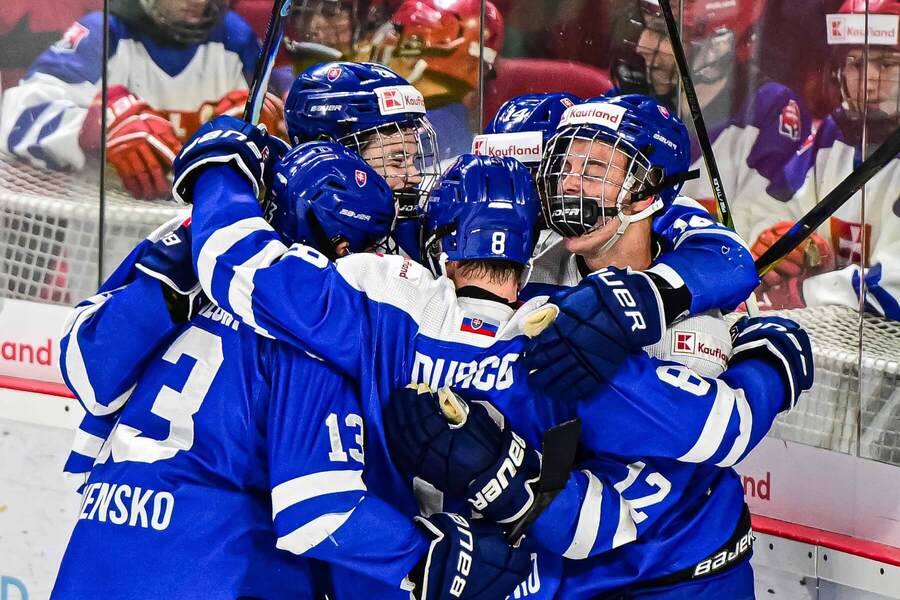 Hokejisti SR 18 po&nbsp;góle na&nbsp;Hlinka Gretzky Cup 2025.
