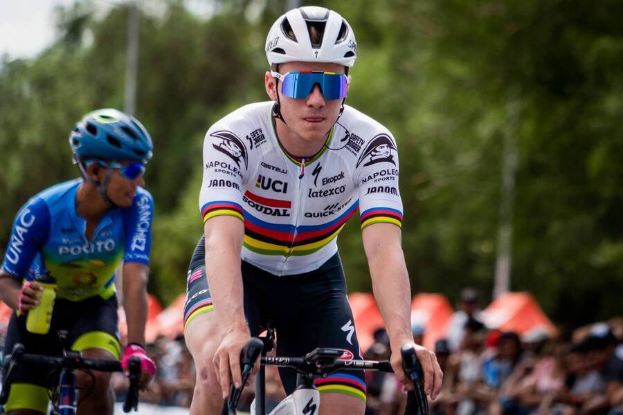 Remco Evenepoel, víťaz klasiky San Sebastian 2022 - Zdroj BELGA PHOTO SEBASTIAN GIL MIRAN, Profimedia