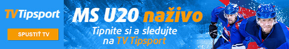 Tipuj MS U20 a sleduj všetky zápasy naživo na TV Tipsport!