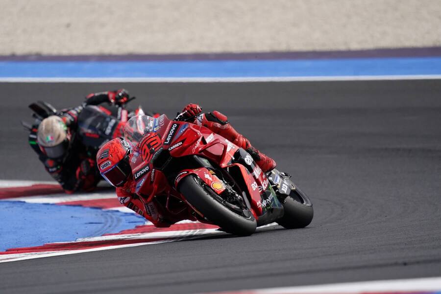 Marc Márquez (Ducati) na&nbsp;okruhu Misano.