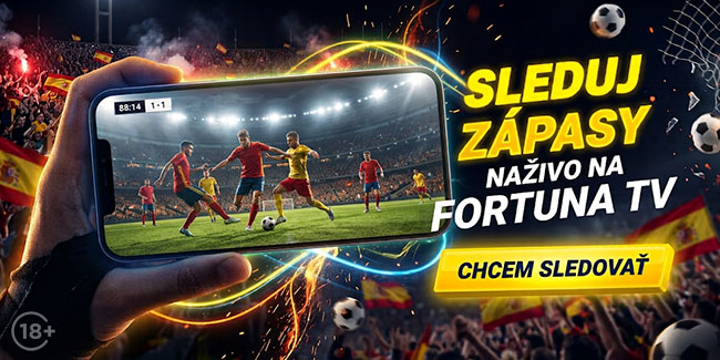 Sleduj zápas naživo na Fortuna TV Sleduj zápas naživo na Fortuna TV