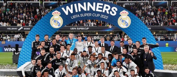 UEFA Super Cup final between Real Madrid and Eintracht Frankfurt - Zdroj CHEMA REY/MARCA/SIPA/2208111157, Profimedia.cz