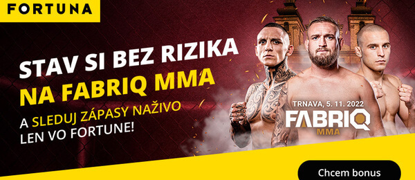 Fabriq MMA ► priamy prenos spustíte TU