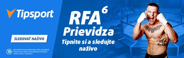 RFA 6 MMA naživo TU na Tipsport TV