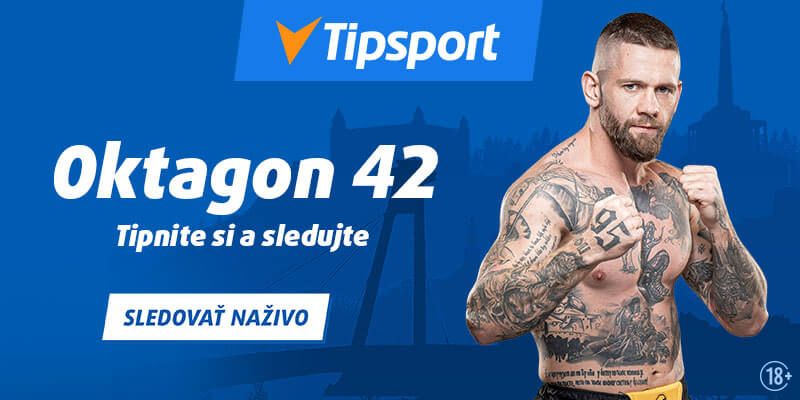 Tipnite si a sledujte Oktagon 42 naživo v Tipsporte!