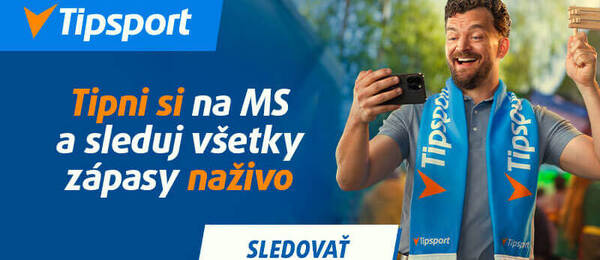 Registruj sa TU a sleduj MS vo futbale 2026 na Tipsport TV