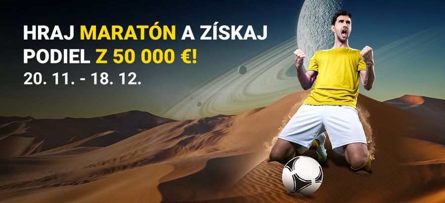 Registrujte sa TU a zapojte sa do Fortuna maratónu k MS 2022 vo futbale!