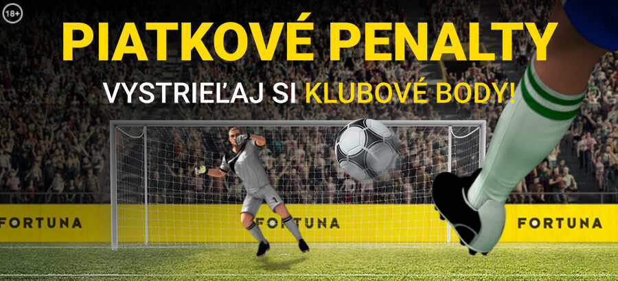 Kliknite TU a zahrajte si Piatkové penalty vo Fortune!