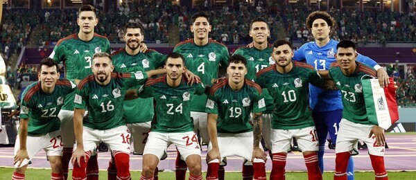 Reprezentácia Mexika pred zápasom s Poľskom na MS 2022 - Zdroj Profimedia
