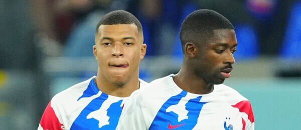 Kylian Mbappe a Ousmane Dembele, reprezentácia Francúzska - Zdroj Profimedia