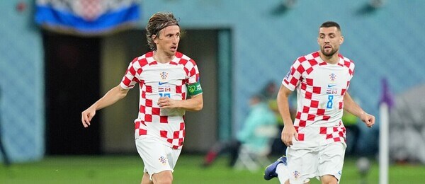 Luka Modrić (10), Mateo Kovačić (8), Chorvátsko, futbal - Zdroj Profimedia