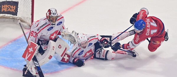 Švajčiarsko - Česko, Euro Hockey Tour - Zdroj Profimedia