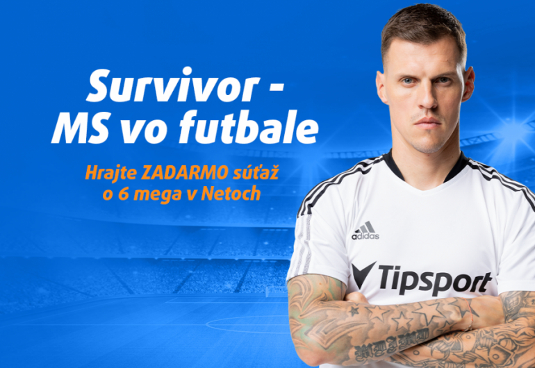 Registrujte sa TU a hrajte Survivor MS 2022 v Tipsporte!