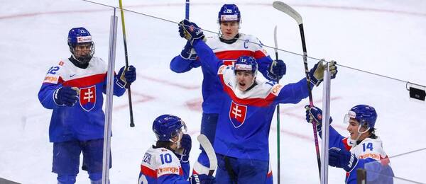 Slovenskí hokejisti do 20 rokov na MS 2026.