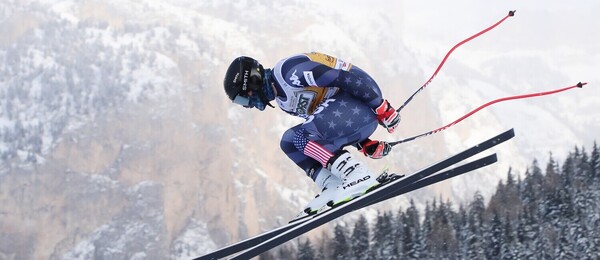 Američan Ryan Cochran-Siegle na zjazdovke vo Val Gardene - Zdroj Profimedia