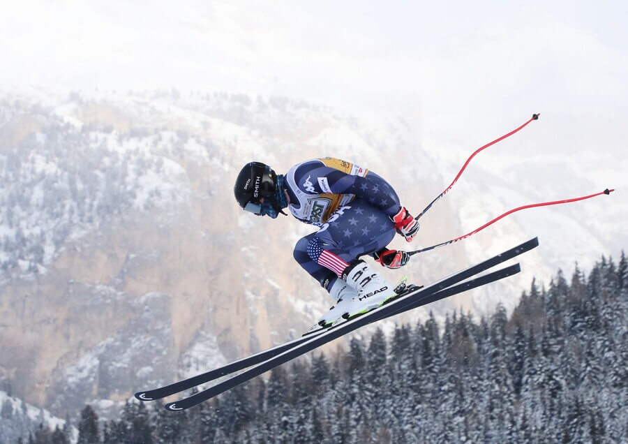 Američan Ryan Cochran-Siegle na zjazdovke vo Val Gardene - Zdroj Profimedia