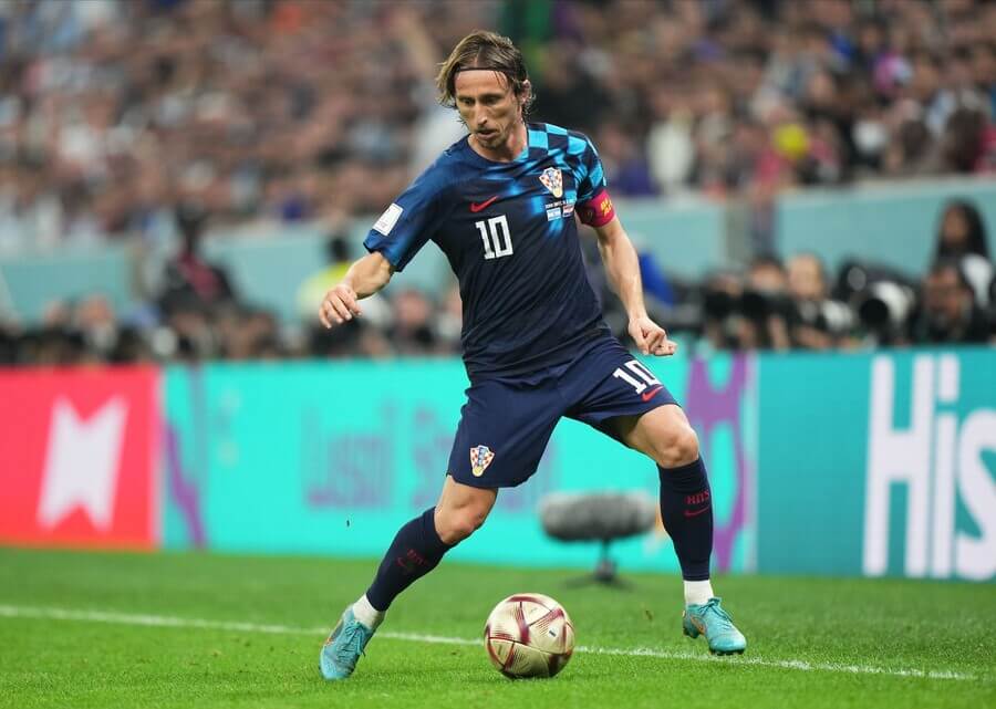 Luka Modrić v semifinále MS 2022 - Zdroj Profimedia