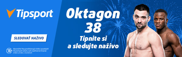 Kliknite SEM a sledujte Oktagon 38 LIVE na Tipsport TV