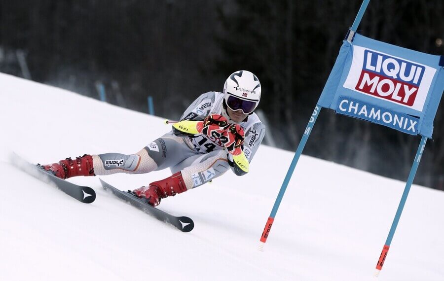 Lucas Braathen (Nórsko), FIS Alpine Skiing World Cup Chamonix - Zdroj Profimedia