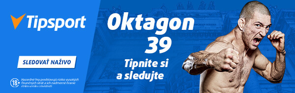 Tipujte a sledujte Oktagon 39 live cez Tipsport!