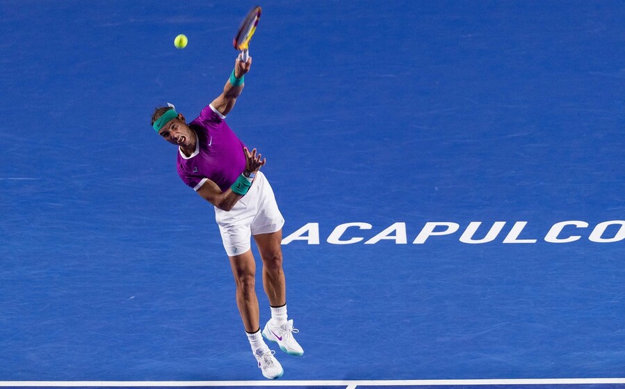 Rafael Nadal, finále turnaja v Acapulcu 2022 - Zdroj Victor Fraile / Power Sport Images, Profimedia