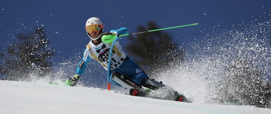 Sebastian Foss-Solevaag, slalom, SP Aspen 2017 - Zdroj JUSTIN LANE, Profimedia