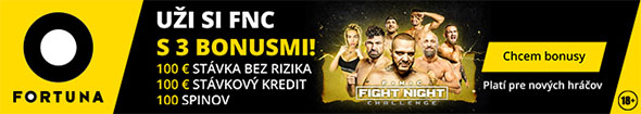 Uži si Fight Night Challenge 4 s tromi parádnymi vstupnými bonusmi od Fortuny!