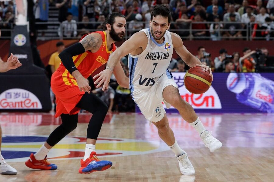 Momentka z finále Španielsko vs. Argentína z roku 2022 - Zdroj AP Photo/Mark Schiefelbein, Profimedia