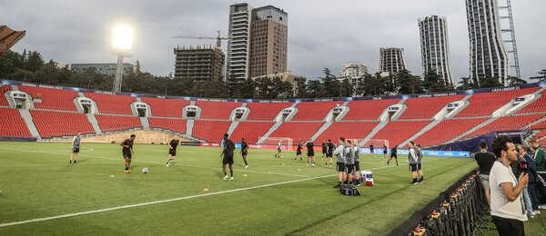 Štadión v Tbilisi počas ME vo futbale U21 2023 - Zdroj BELGA PHOTO BRUNO FAHY, Profimedia