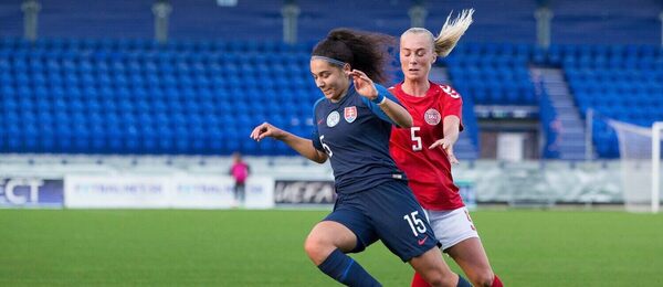 Slovensko vs. Dánsko, futbal ženy - Zdroj Profimedia