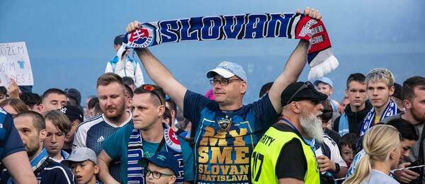 Slovan Bratislava, fanúšikovia - Zdroj Profimedia