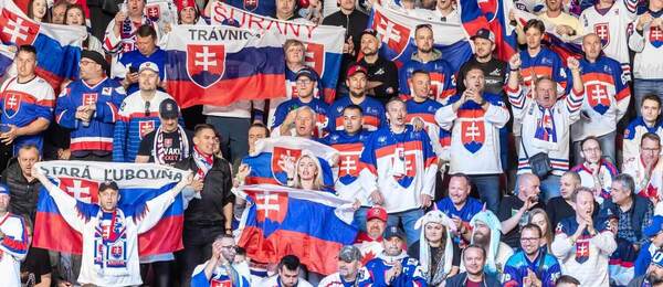 Fanúšikovia Slovenska na MS v hokeji 2022 - Zdroj Profimedia